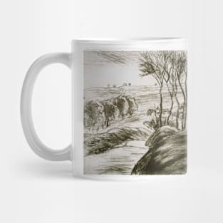 Landscape Near Osny (State II) by Camille Pissarro Mug